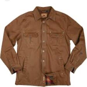 Dakota Grizzly Hunter Jacket - Men's Clothing Brown Size XL flannel lined